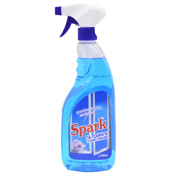 SPARK ΥΓΡΟ ΚΑΘΑΡΙΣΜΟΥ ΤΖΑΜΙΩΝ ΜΠΛΕ  ΑΝΤΛΙΑ 750ML