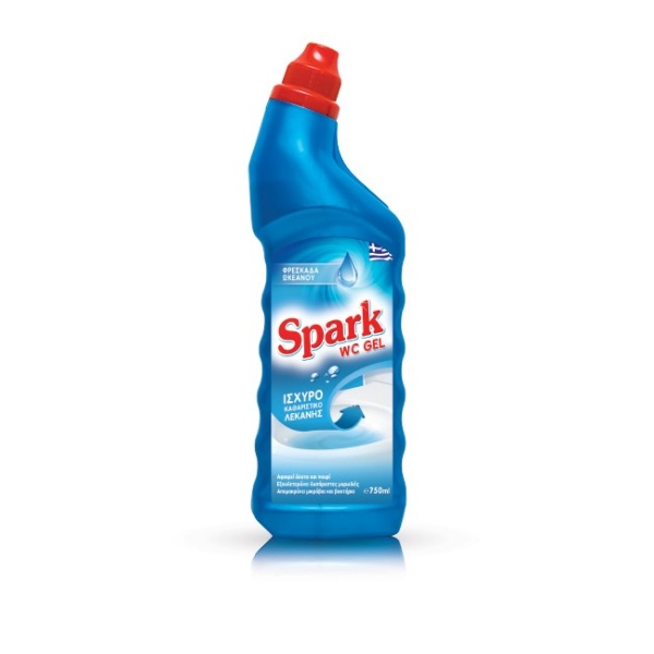 SPARK ΥΓΡΟ WC - GEL ΤΟΥΑΛΕΤΑΣ ΜΠΛΕ 750ML