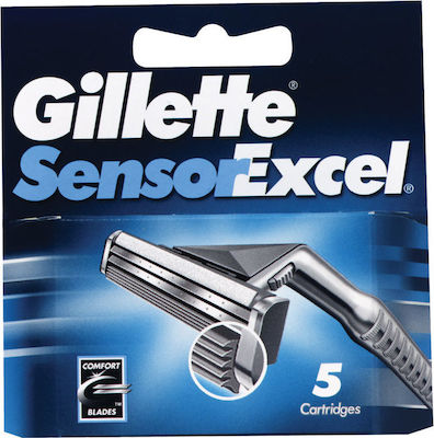 GILLETTE ΞΥΡΑΦΑΚΙΑ SENSOR EXCEL ΑΝ/ΚΑ 5ΤΜΧ