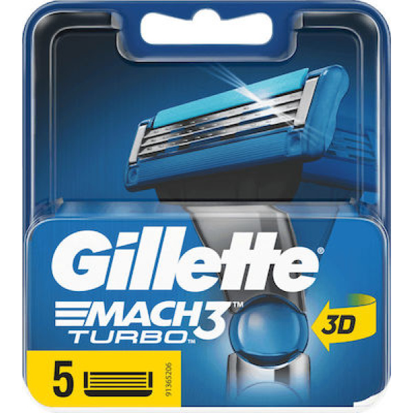 GILLETTE MACH 3 TURBO ANT/KΑ ΞΥΡΑΦΑΚΙΑ 5TMX