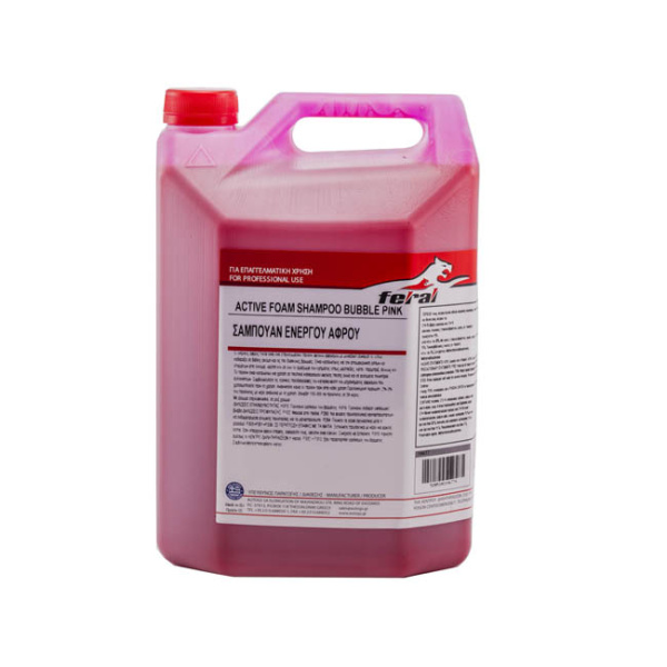 FERAL ΣΑΜΠΟΥΑΝ  ΕΝΕΡΓΟΥ ΑΦΡΟΥ BUBBLE PINK 4LT