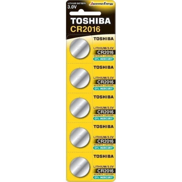 TOSHIBA ΜΠΑΤΑΡΙΑ ΚΟΥΜΠΙ LITHIUM  3V CR2016