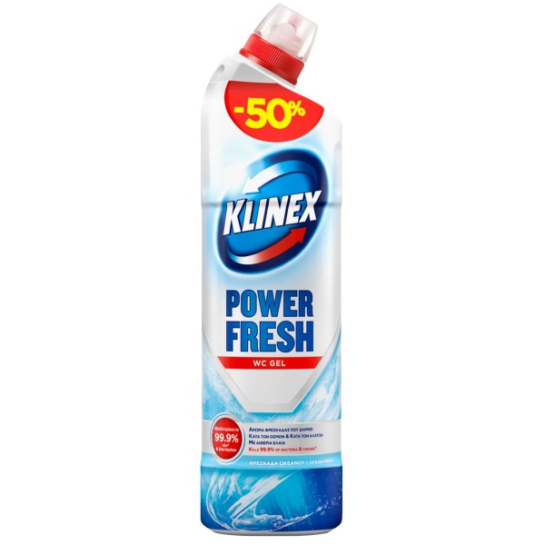 KLINEX ΥΓΡΟ ΚΑΘΑΡΙΣΜΟΥ WC GEL 750ML