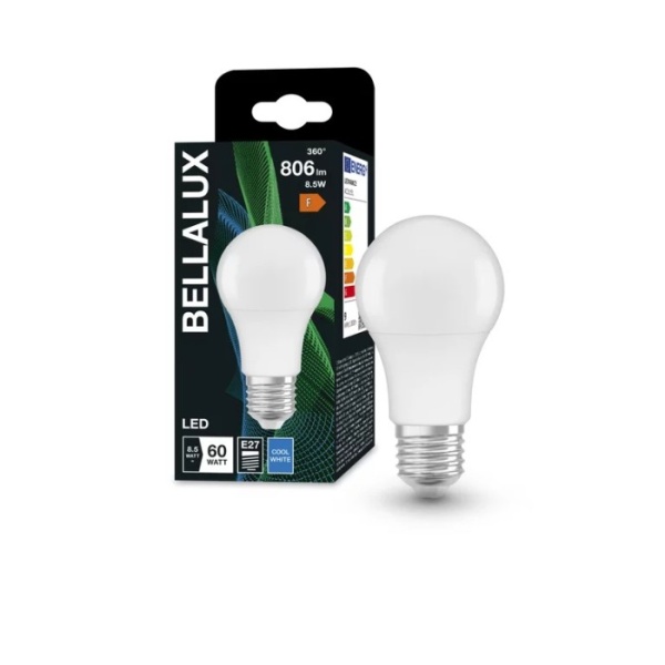 BELLALUX ΛΑΜΠΑ LED 806lm - E27-8,5W/60W-4000K