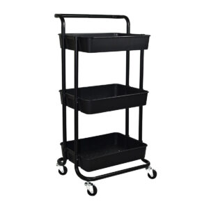 ESTIA ΜΑΝΑΒΗΣ ΤΡΟΛΕΪ ΜΕΤΑΛΛΙΚΟΣ ΜΕ ΧΕΙΡΟΛΑΒΗ & ΡΟΔΕΣ