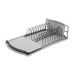 ΠΙΑΤΟΘΗΚΗ STUDIO ΜΕΤΑΛΛΙΚΗ 47Χ26cm ΓΚΡΙ