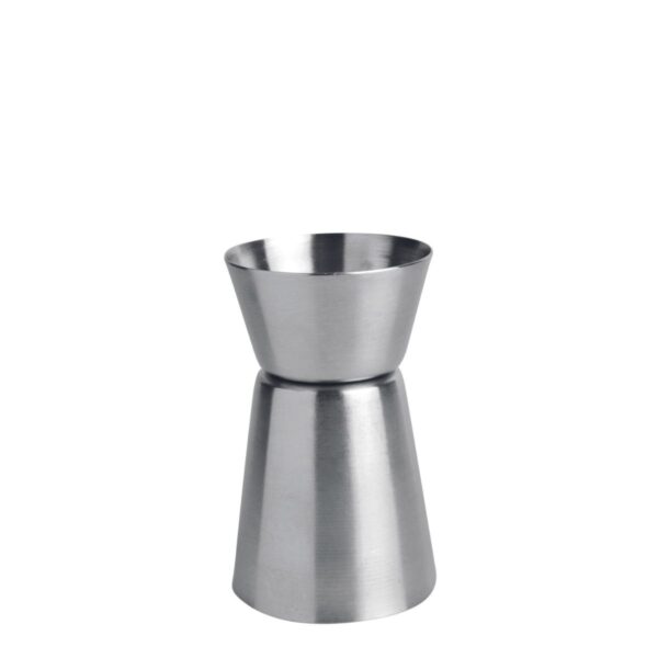 ΔΟΣΟΜΕΤΡΗΤΗΣ - ΜΕΖΟΥΡΑ ΠΟΤΩΝ INOX ΔΙΠΛΗ 60ml/30ml