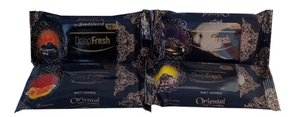 DEEP FRESH ΥΓΡΑ ΜΑΝΤΗΛΑΚΙΑ ORIENTAL ΠΑΚΕΤΟ 15ΤΜΧ