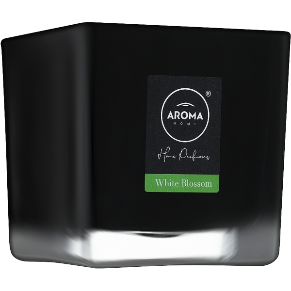 AROMA HOME BLACK- WHITE ΚΕΡΙ ΓΥΑΛ.ΒΑΖΑΚΙ 115gr
