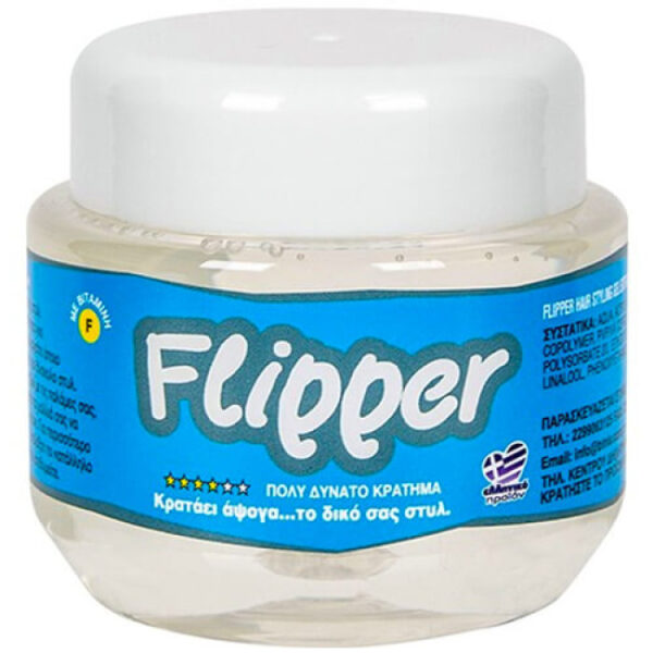 FLIPPER  GEL ΜΑΛΛΙΩΝ EXTRA STRONG ΜΠΛΕ 250ML