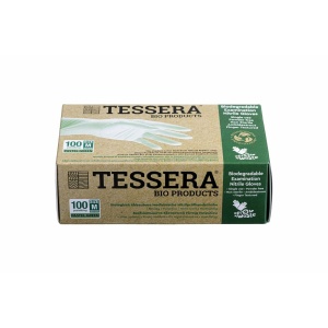 ΓΑΝΤΙΑ ΝΙΤΡΙΛΙΟΥ BIO ΠΡΑΣΙΝΑ TESSERA  ''M'' 100ΤΜΧ