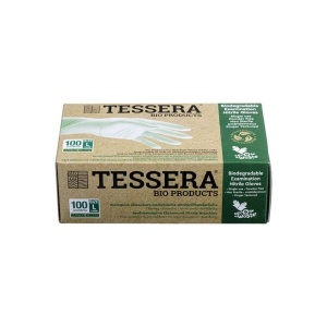 ΓΑΝΤΙΑ ΝΙΤΡΙΛΙΟΥ BIO ΠΡΑΣΙΝΑ TESSERA  ''L'' 100ΤΜΧ