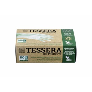 ΓΑΝΤΙΑ ΝΙΤΡΙΛΙΟΥ BIO ΠΡΑΣΙΝΑ TESSERA  ''XL'' 100ΤΜΧ