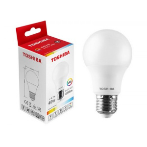 TOSHIBA ΛΑΜΠΑ LED 470lm-E27-4,7W/40W-3000K