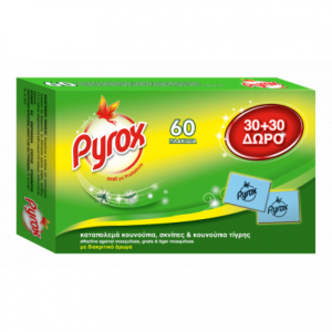PYROX ΕΝΤΟΜΟΑΠΩΘΗΤΙΚΕΣ ΤΑΜΠΛΕΤΕΣ 30+30 ΤΜΧ