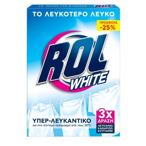 ROL WHITE ΛΕΥΚΑΝΤΙΚΗ ΣΚΟΝΗ 60GR