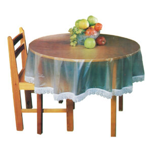 ΤΡΑΠΕΖΟΜΑΝΤΗΛΟ ΔΙΑΦΑΝΟ ΡΟΤΟΝΤΑ  Φ152cm