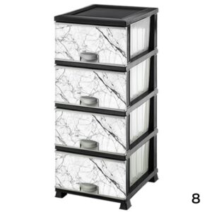 ΣΥΡΤΑΡΙΕΡΑ ΠΛΑΣΤΙΚΗ DECOR ''ELIF'' ΚΩΔ.298 4 ΘΕΣΕΩΝ