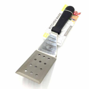 ΣΠΑΤΟΥΛΑ ΜΕ ΤΡΥΠΕΣ INOX ΜΕ ΠΛΑΣΤΙΚΗ ΛΑΒΗ 29,5X7,3cm