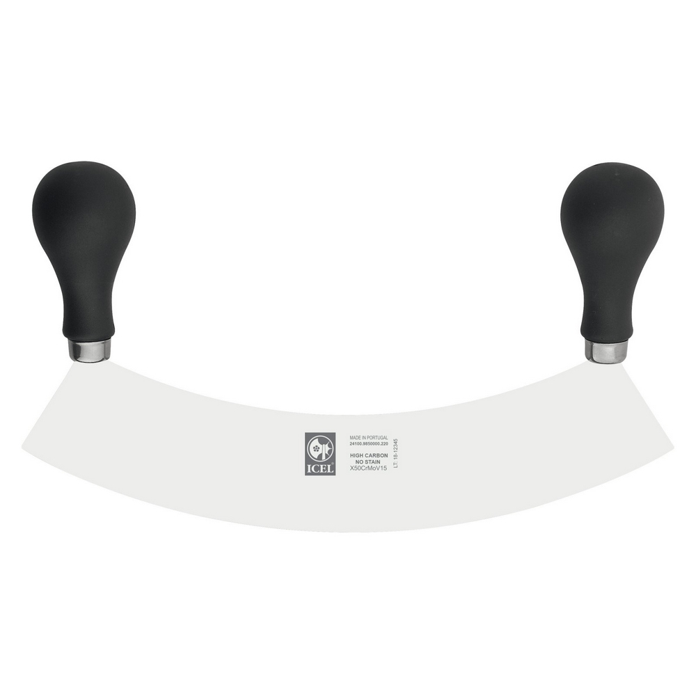 ICEL ΜΑΧΑΙΡΙ ΔΙΠΛΗ ΛΑΒΗ "MEZZALUNA" 27cm
