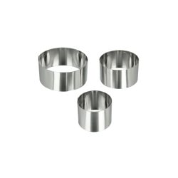 METALTEX ΤΣΕΡΚΙΑ ΣΤΡ/ΛΑ ΙΝΟΧ ΣΕΤ 3ΤΜΧ 6-8-10cm