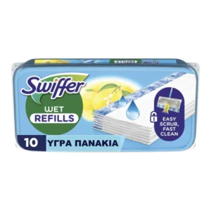 SWIFFER WET ΥΓΡΑ ΠΑΝΑΚΙΑ ΚΑΘΑΡΙΣΜΟΥ ΠΑΤΩΜΑΤΟΣ 10ΤΜΧ