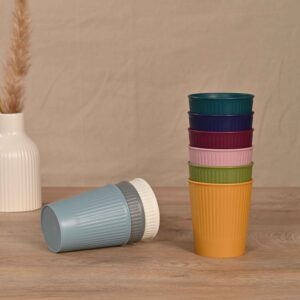 ΠΟΤΗΡΙ ΠΛΑΣΤΙΚΟ "GUSTO" ΧΥΜΟΥ 300ml Φ8Χ9,5cm